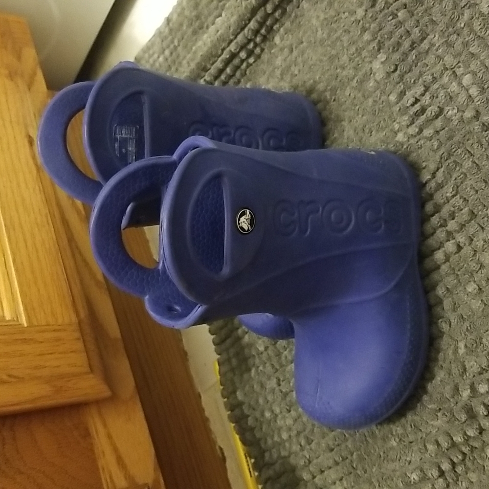 Crocs Rainboots, c7. Blue